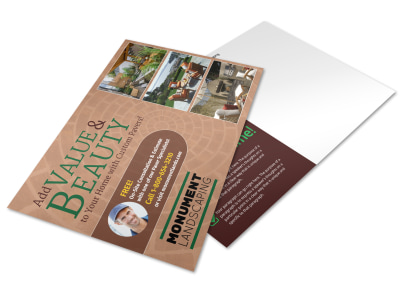 Residential Landscaping Postcard Template m67wimjdg2 preview